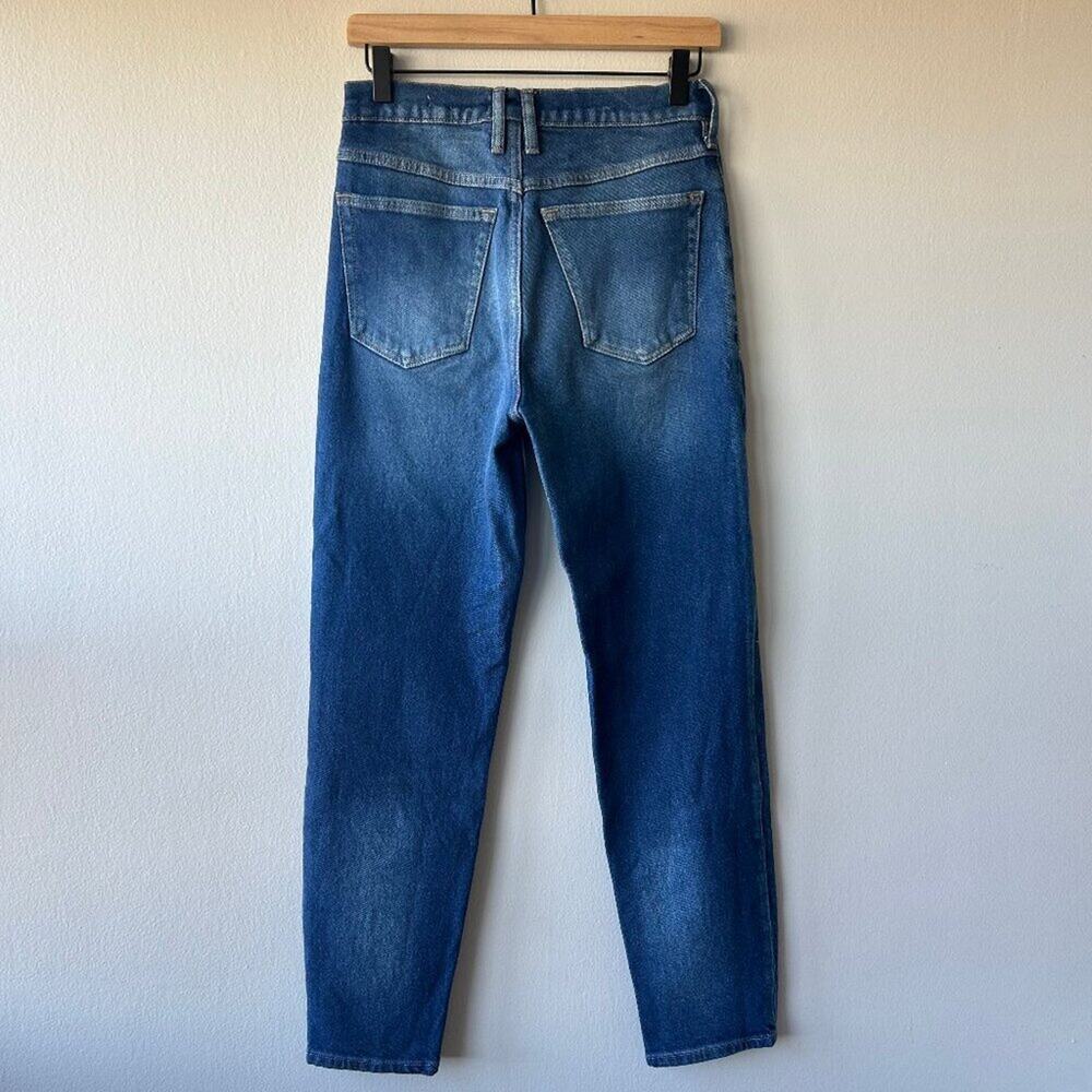 FRAME High N Tight Taper Jeans Women 26 High Rise Cropped Blue Denim - Picture 3 of 10